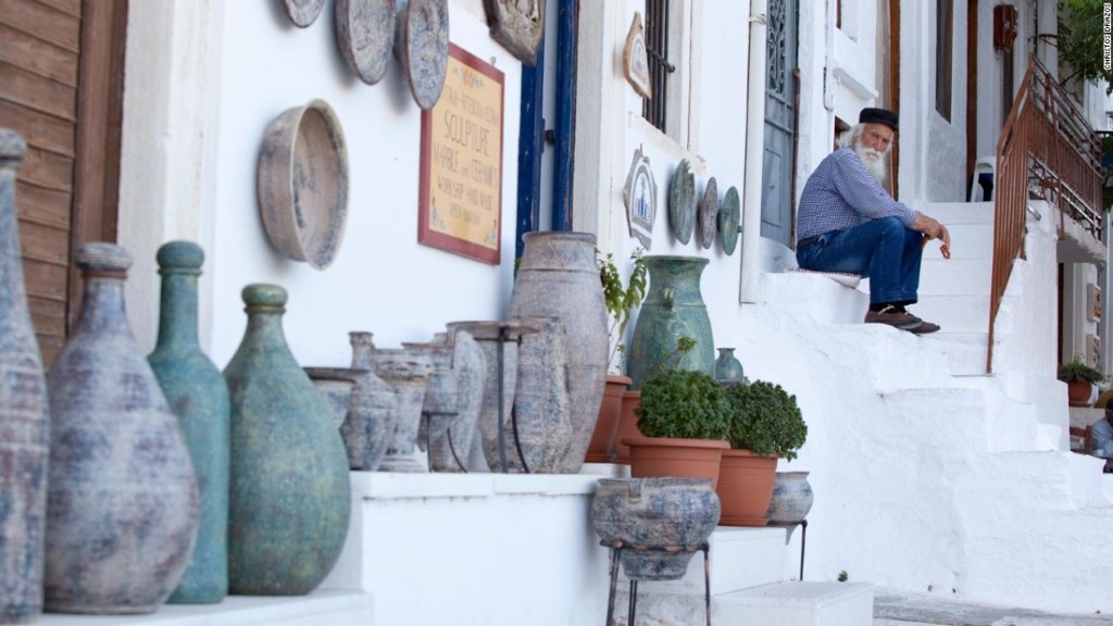 Naxos Apiranthos village