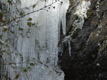 Frozen waterfalls in Naxos!