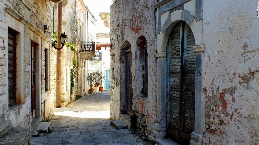 Naxos Chalki village