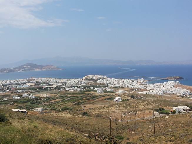 View of Naxos Town from St. John Chrysostom Convent