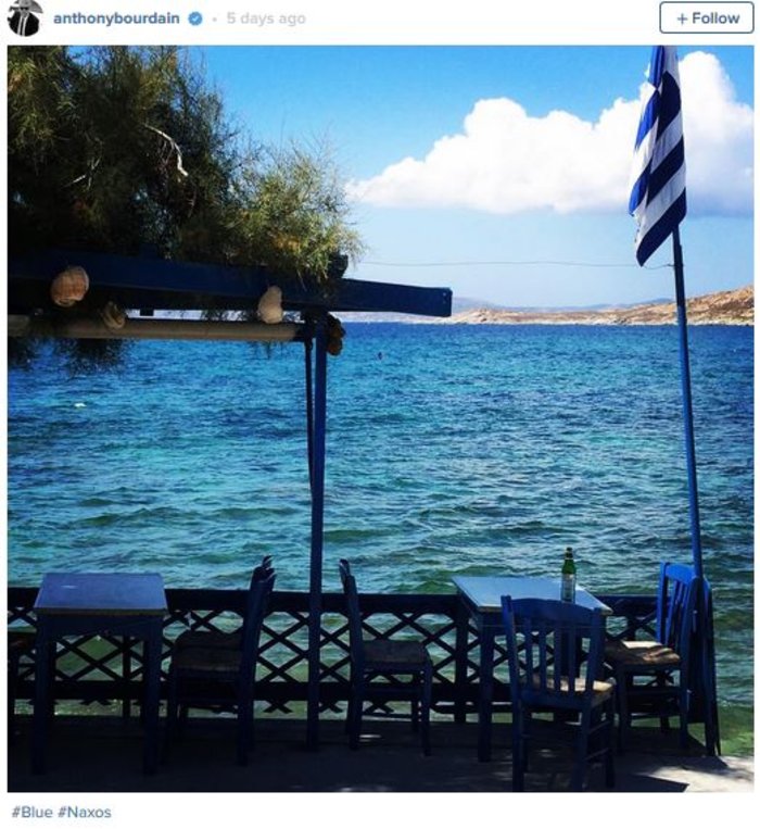 Anthony Bourdain in Naxos